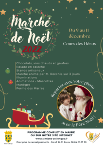 Marché de noël simiane 2022