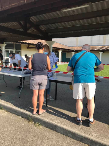 Remise des masques COVID-19